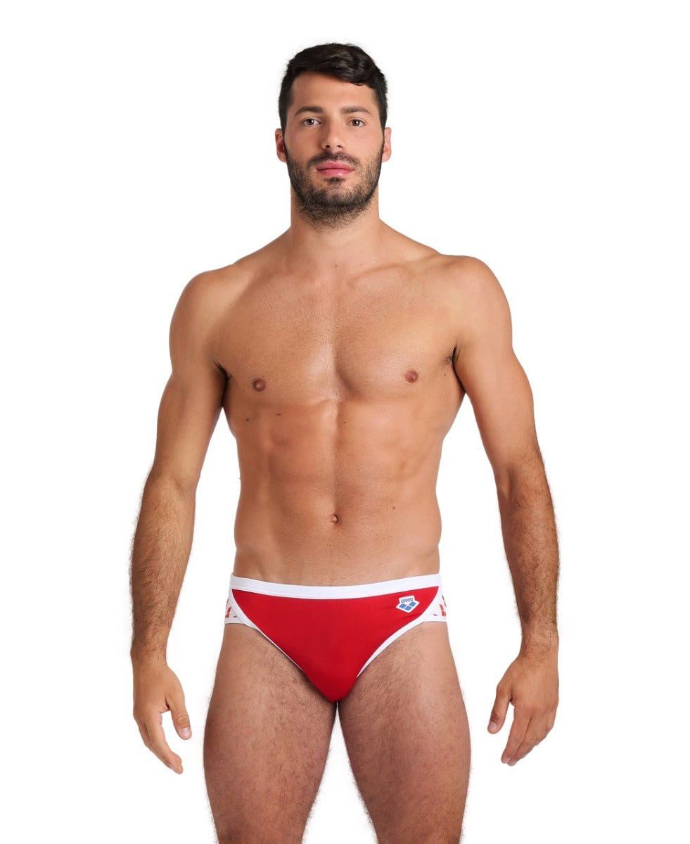 Swim Briefs Men Pánské Plavky Arena Feel Men's Overlap Swim Shorts - Arena Shop Slip De Bain Homme