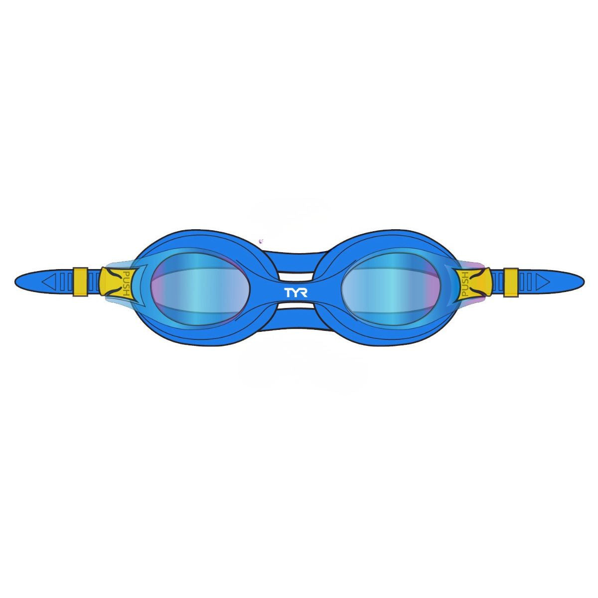 TYR Kids' Swimple Mirrored Goggle