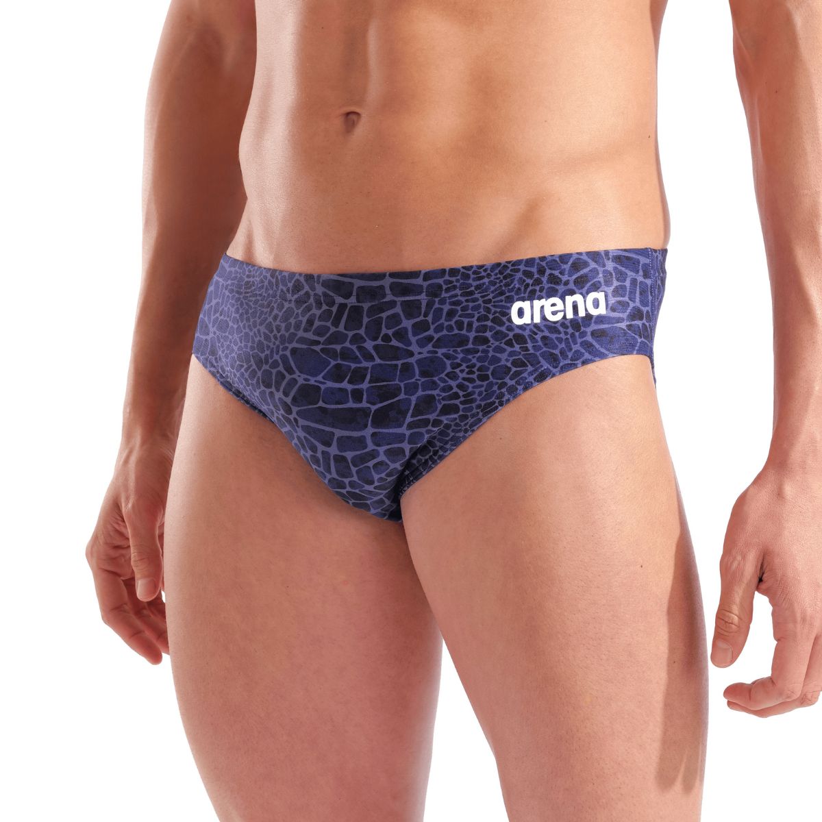 Bulldog Swimming Arena Men's Team Swim Snakeskin Briefs
