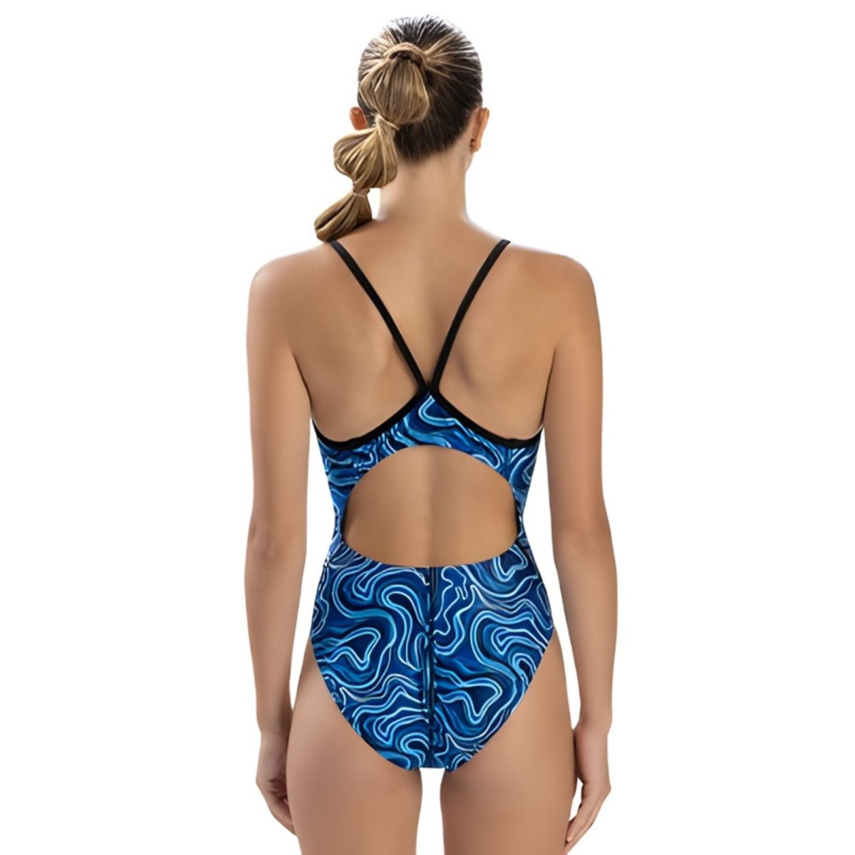 Western Harnett HS Dolfin Tsunami Print V-Back