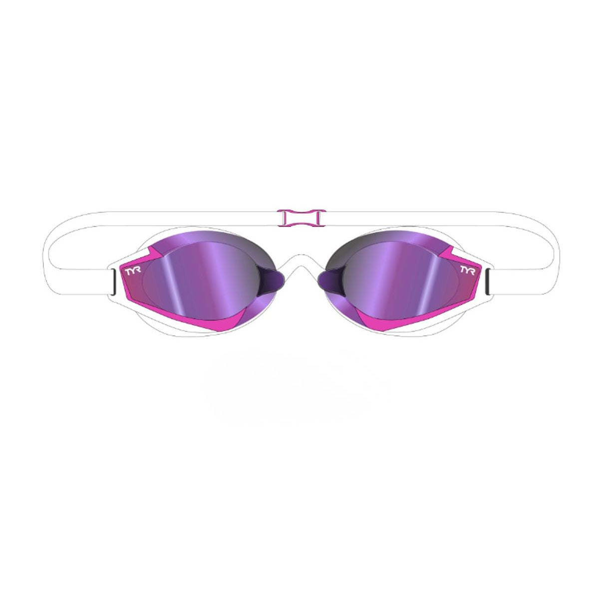 TYR Stealth-X Mirrored Goggle