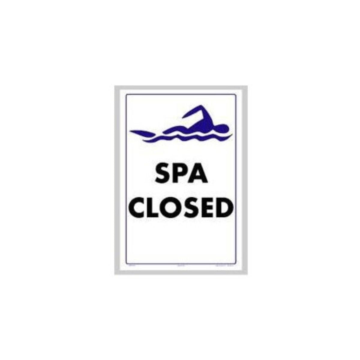 Spa Closed Sign