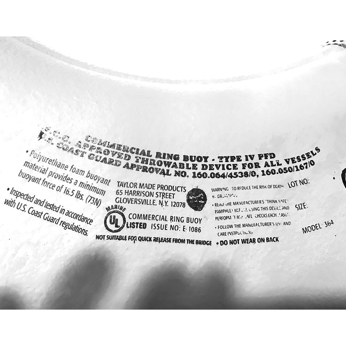 24" USCG Ring Buoy-White