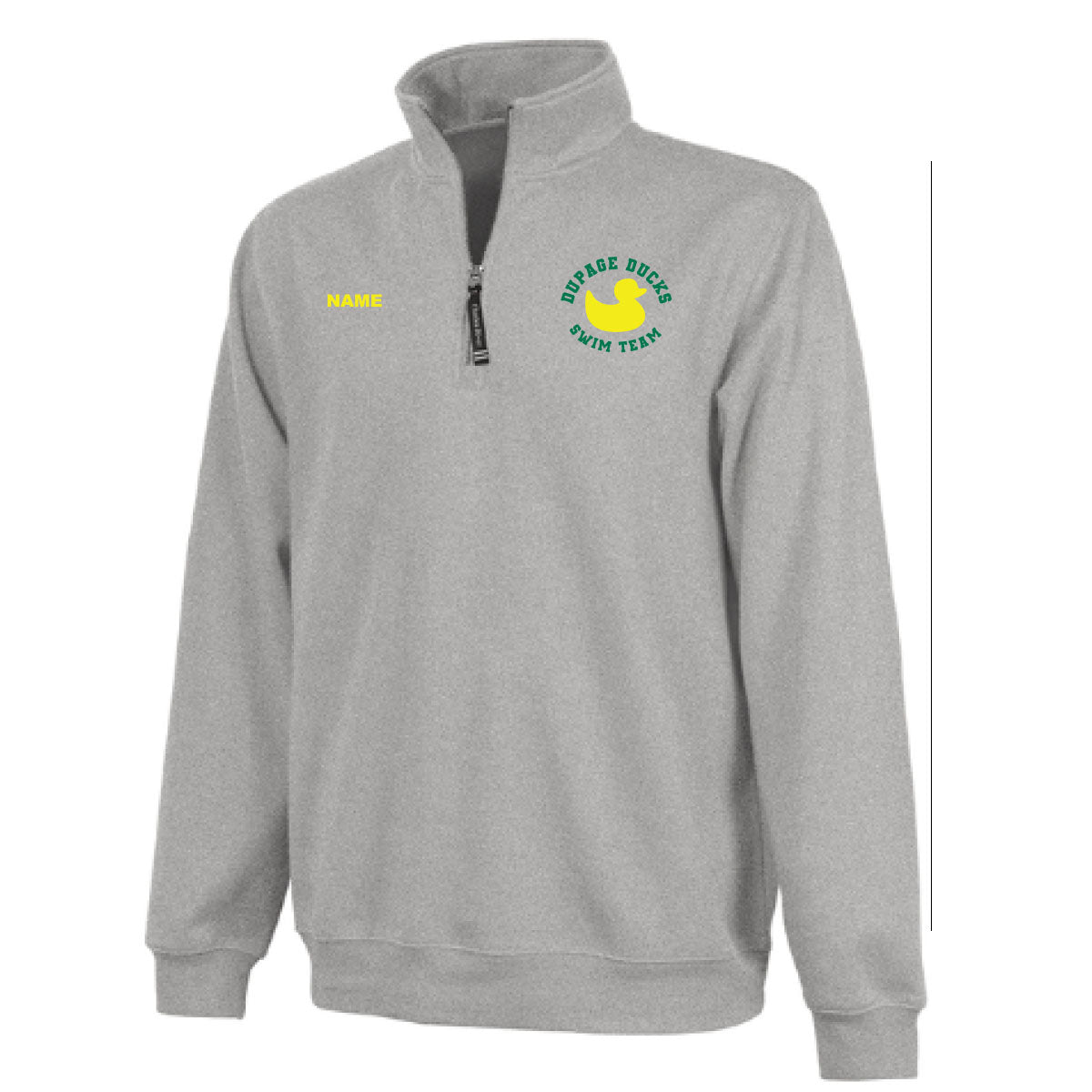DuPage Ducks Charles River Crosswind Quarter Zip Sweatshirt