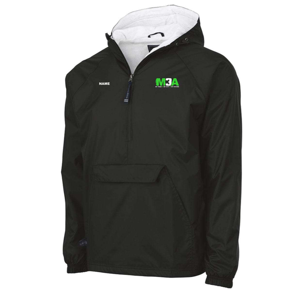 M3 Aquatics Charles River Adult Solid Hooded Pullover