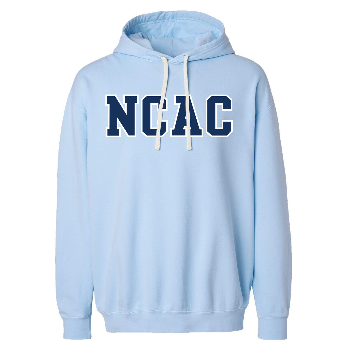 NCAC Unisex Garment-Dyed Lightweight Fleece Hooded Sweatshirt