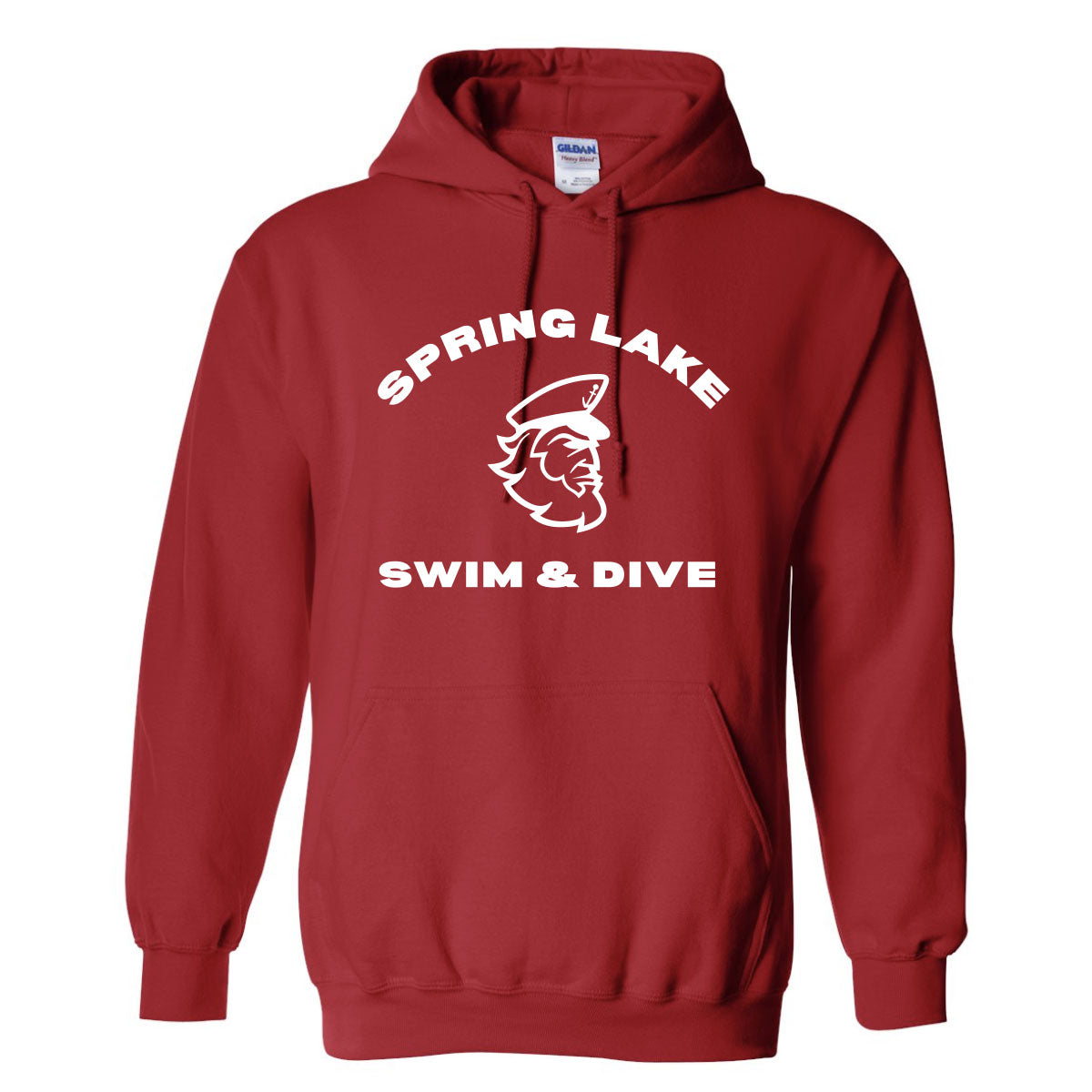 Spring Lake Middle School Gildan Hooded Sweatshirt