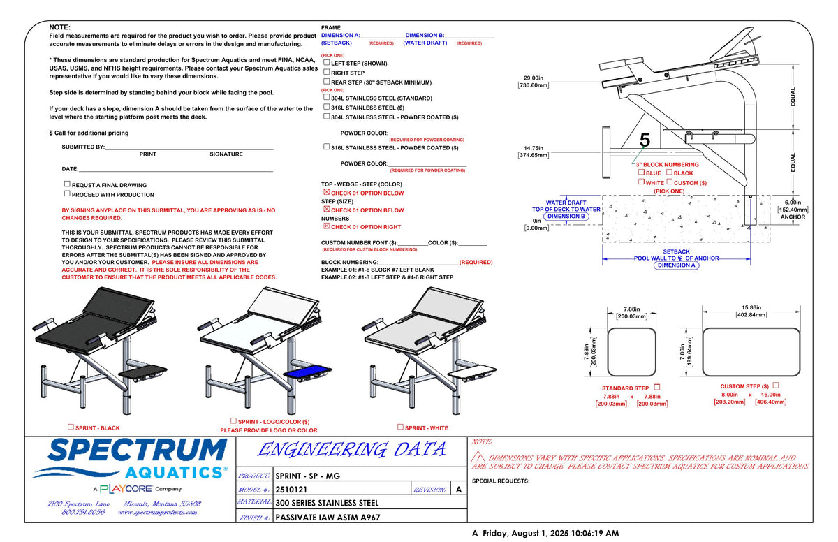 Spectrum Sprint with Rapid Lock - Single post