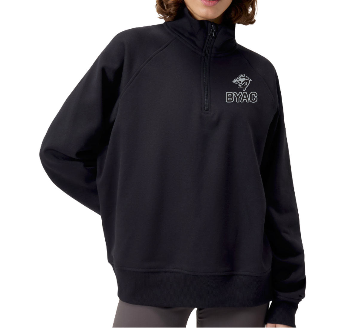 BYAC Tiger Sharks Speedo 1/4 Zip Fleece Pullover
