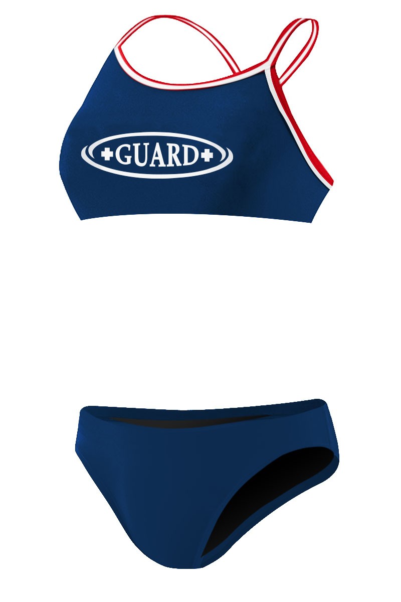 Rise Guard Poly Tri Color Bikini