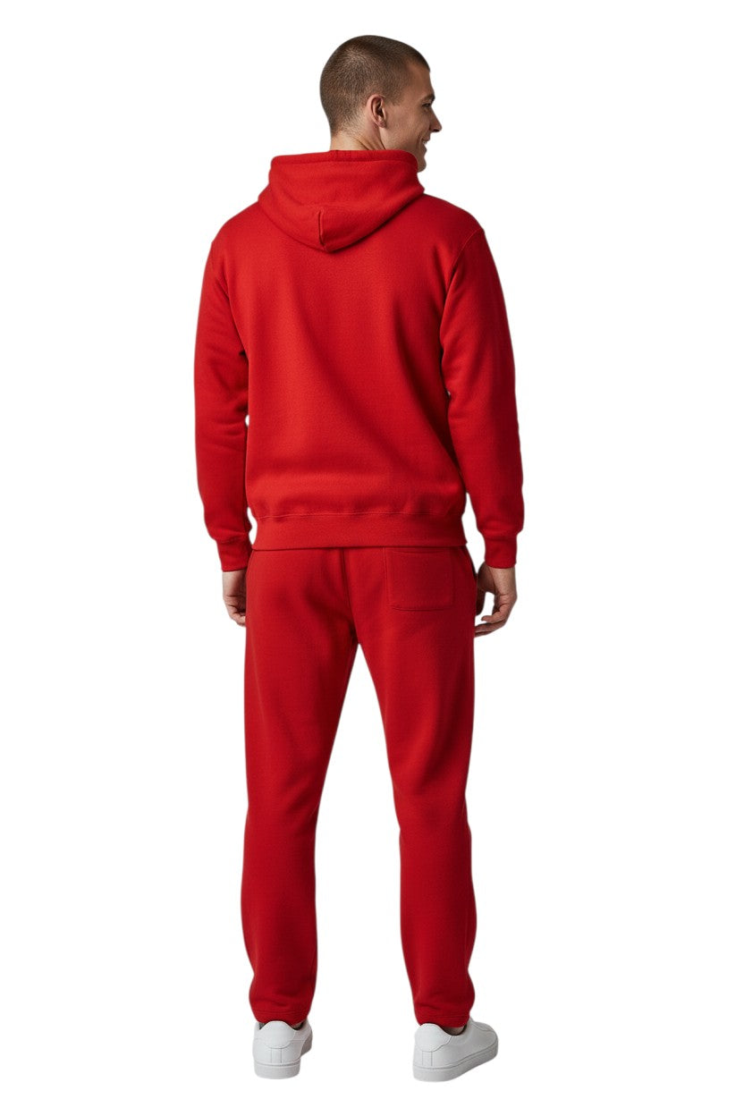 YMCA Standard Sweatshirt in red, shown on model