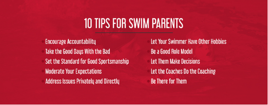 Tips For Being An Awesome Swim Parent