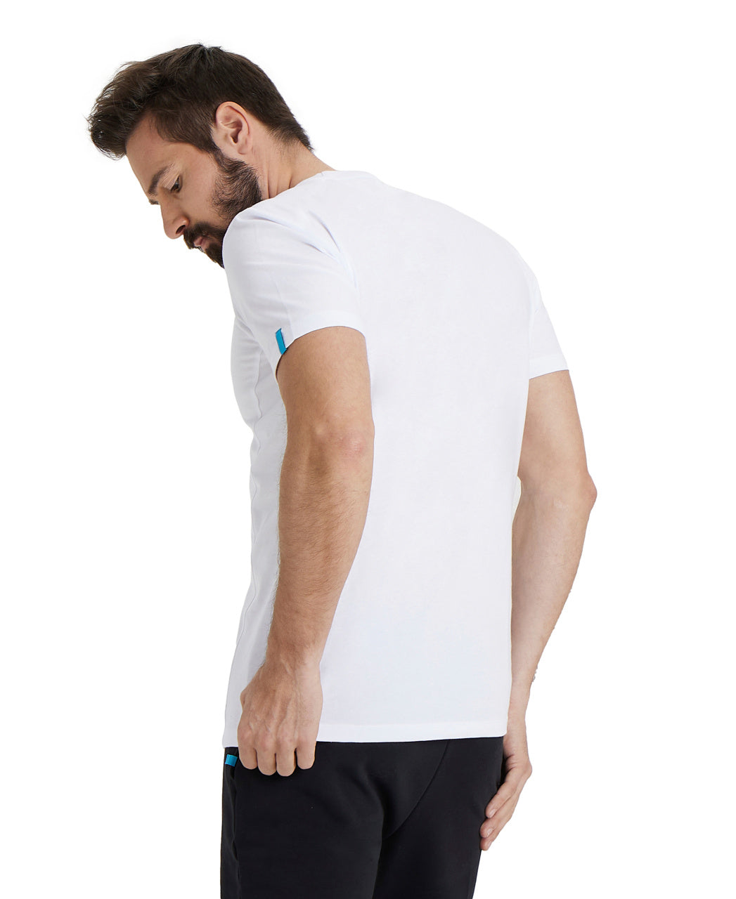 Arena Team Solid Panel Cotton T-Shirt