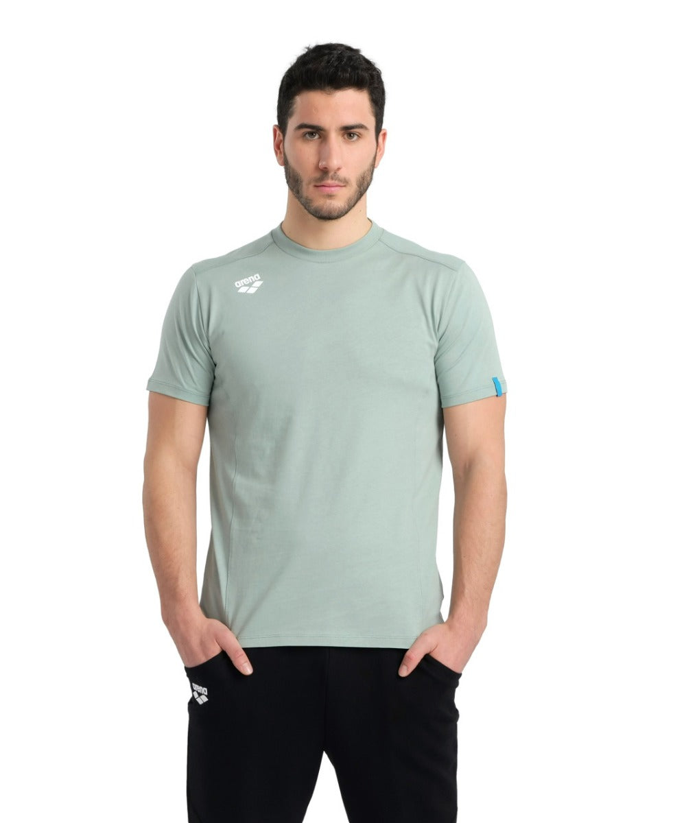 Arena Team Solid Panel Cotton T-Shirt