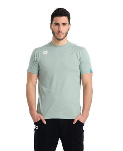 Arena Team Solid Panel Cotton T-Shirt