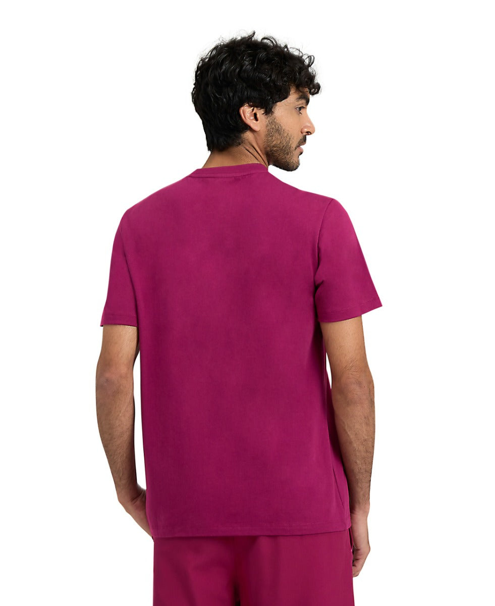 Arena Team Solid Panel Cotton T-Shirt