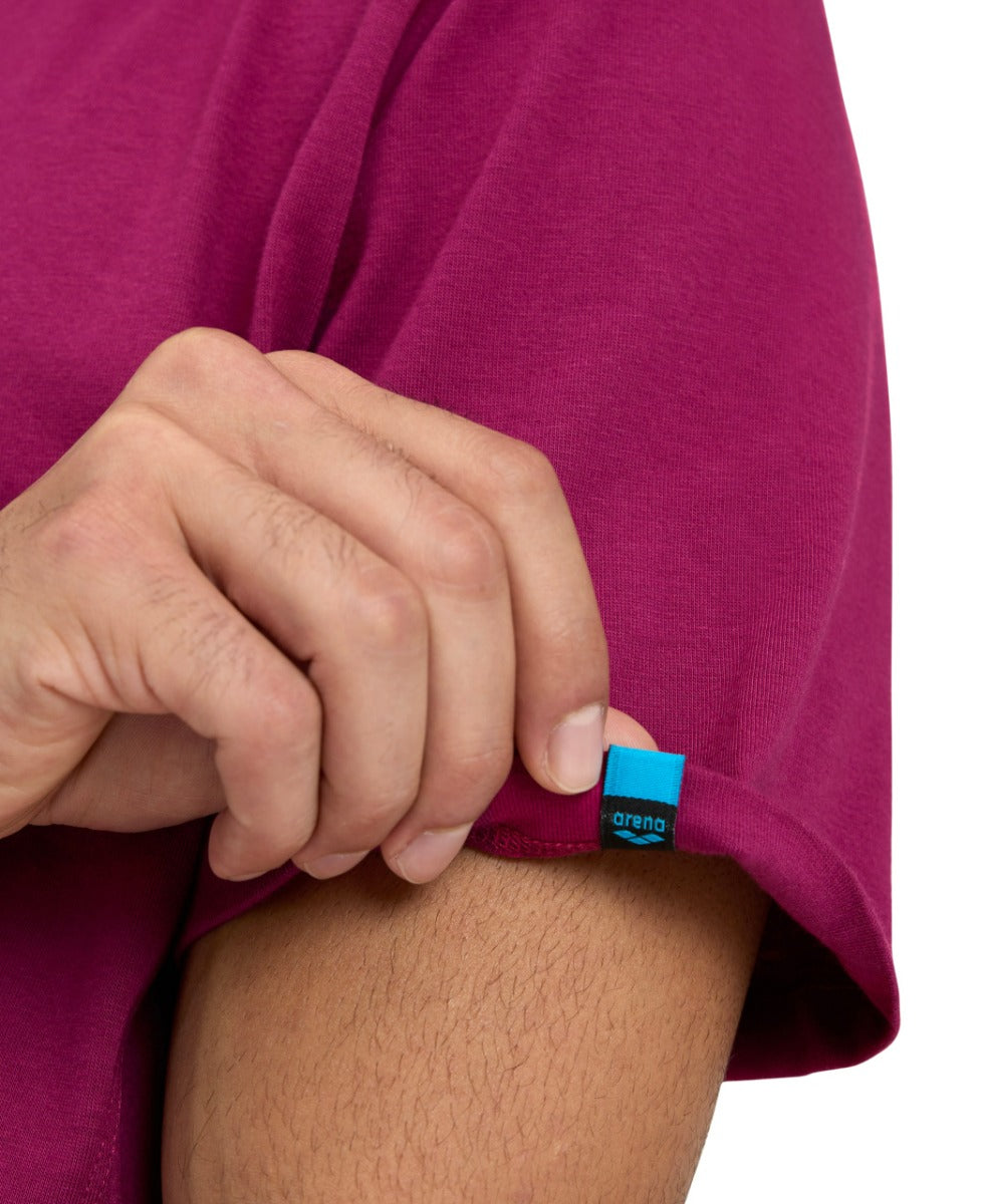 Arena Team Solid Panel Cotton T-Shirt