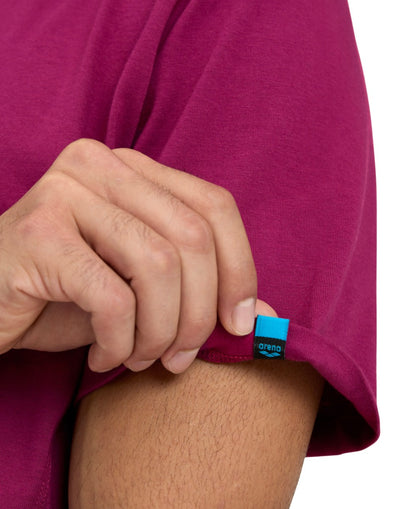 Arena Team Solid Panel Cotton T-Shirt