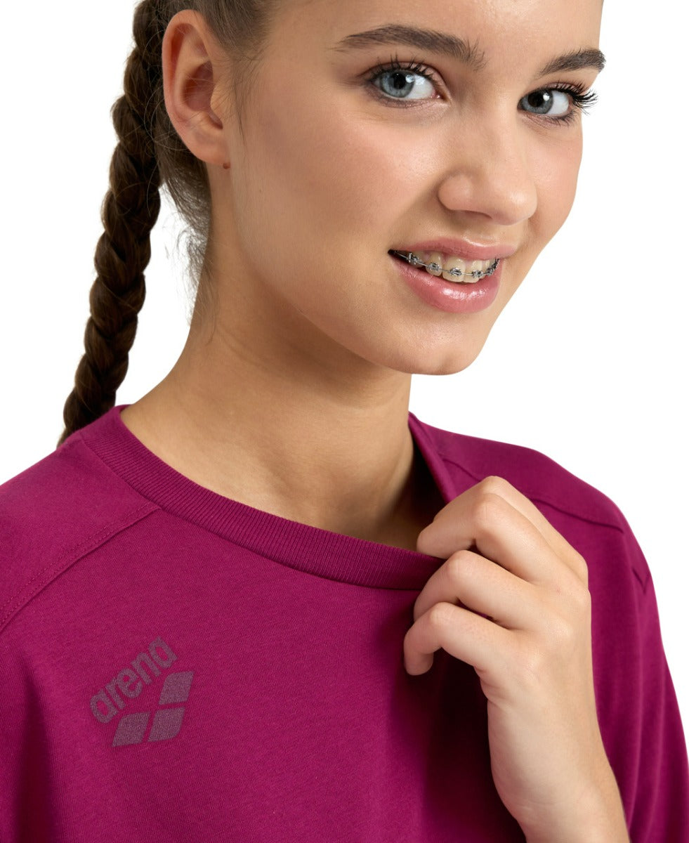 Arena Team Solid Panel Cotton T-Shirt