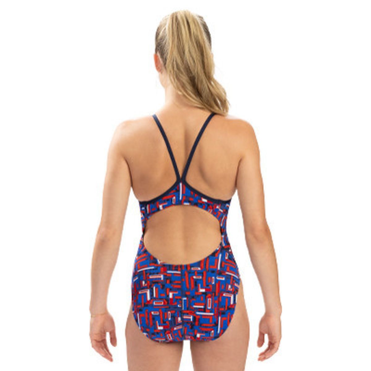 Dolfin Bionic Print V-Back One Piece