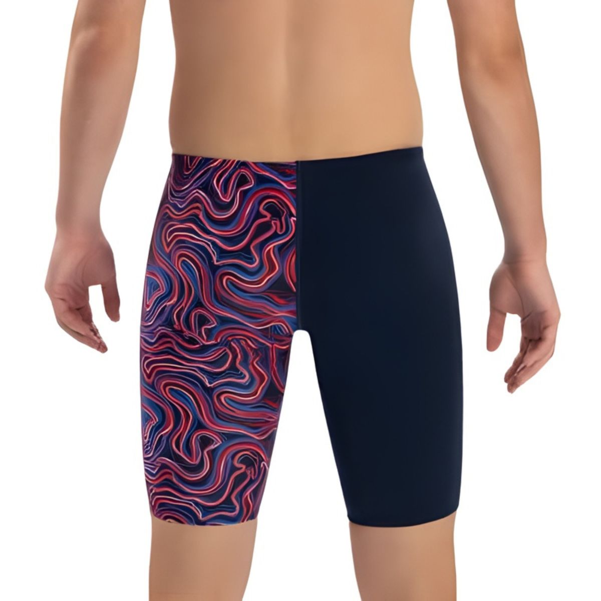 Dolfin Tsunami Print Asymmetrical Jammer