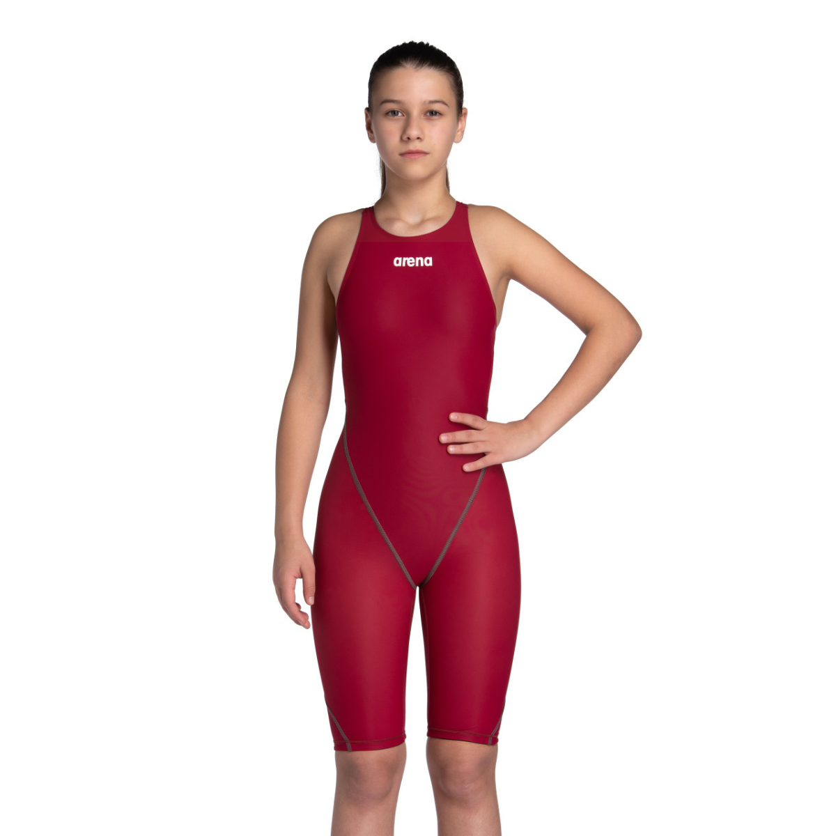 Arena Powerskin St Next Junior Open Back Kneeskin