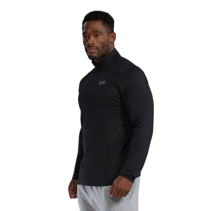TYR Men's SLS Raglan 1/4 Zip Long Sleeve