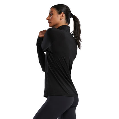 TYR Women's SLS Raglan 1/4 Zip Long Sleeve