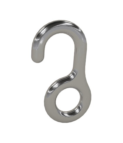1/4"-1/2" S-type rope hook