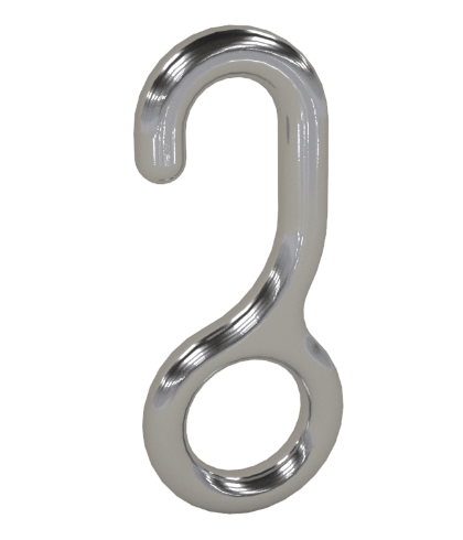 3/4" S-type rope hook