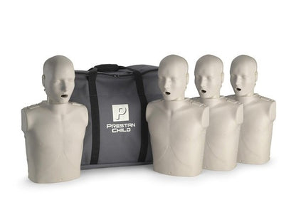 Prestan Child Training Manikins 4-pack w/ CPR Monitor