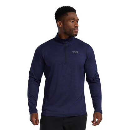 TYR Men's SLS Raglan 1/4 Zip Long Sleeve