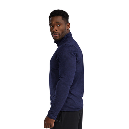 TYR Men's SLS Raglan 1/4 Zip Long Sleeve