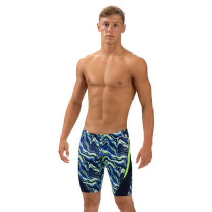 Dolfin Blaze Print Color Block Jammer