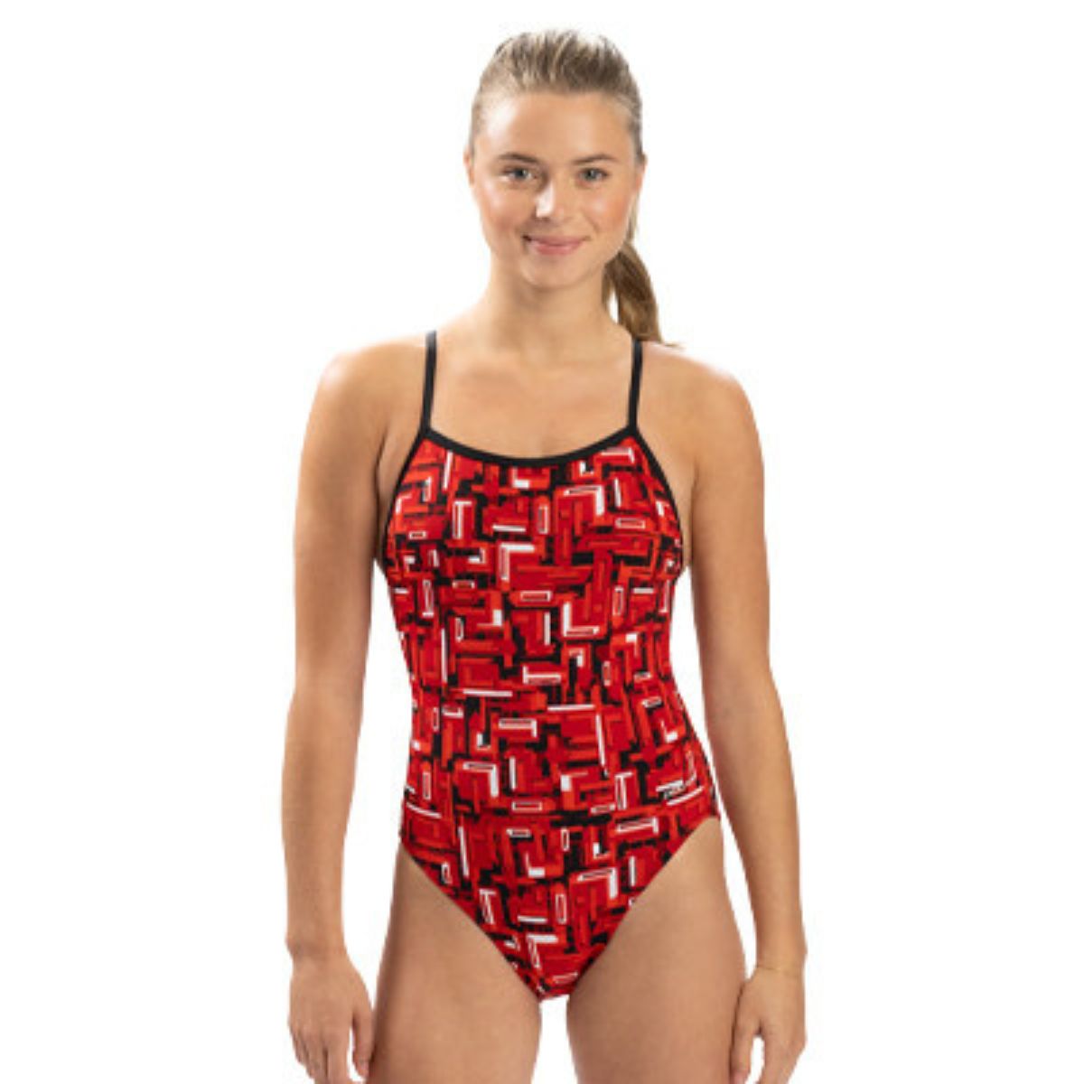 Dolfin Bionic Print V-Back One Piece
