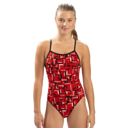 Dolfin Bionic Print V-Back One Piece