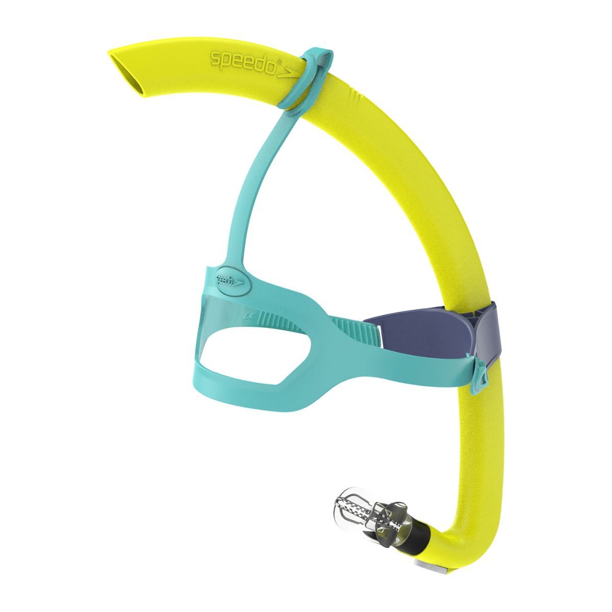 BCLY Swimming Speedo Junior Bullet Head Snorkel - Hyper Yellow/Arctic Glass