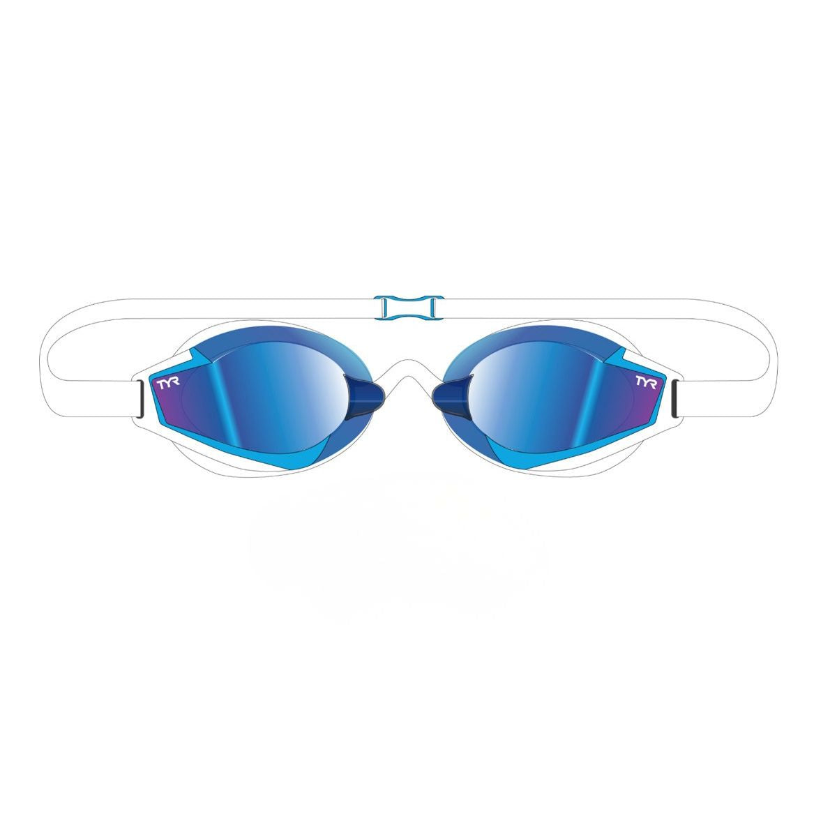 TYR Stealth-X Mirrored Goggle