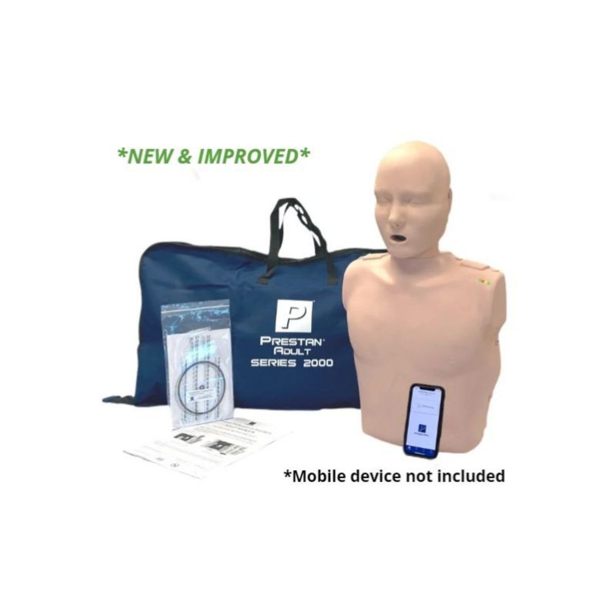 Prestan Professional Adult Series 2000 Manikin with Advanced CPR Feedback, Single