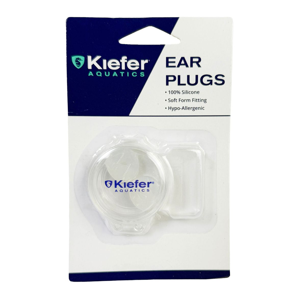 Kiefer Silicone Earplugs: 2 Pair/White