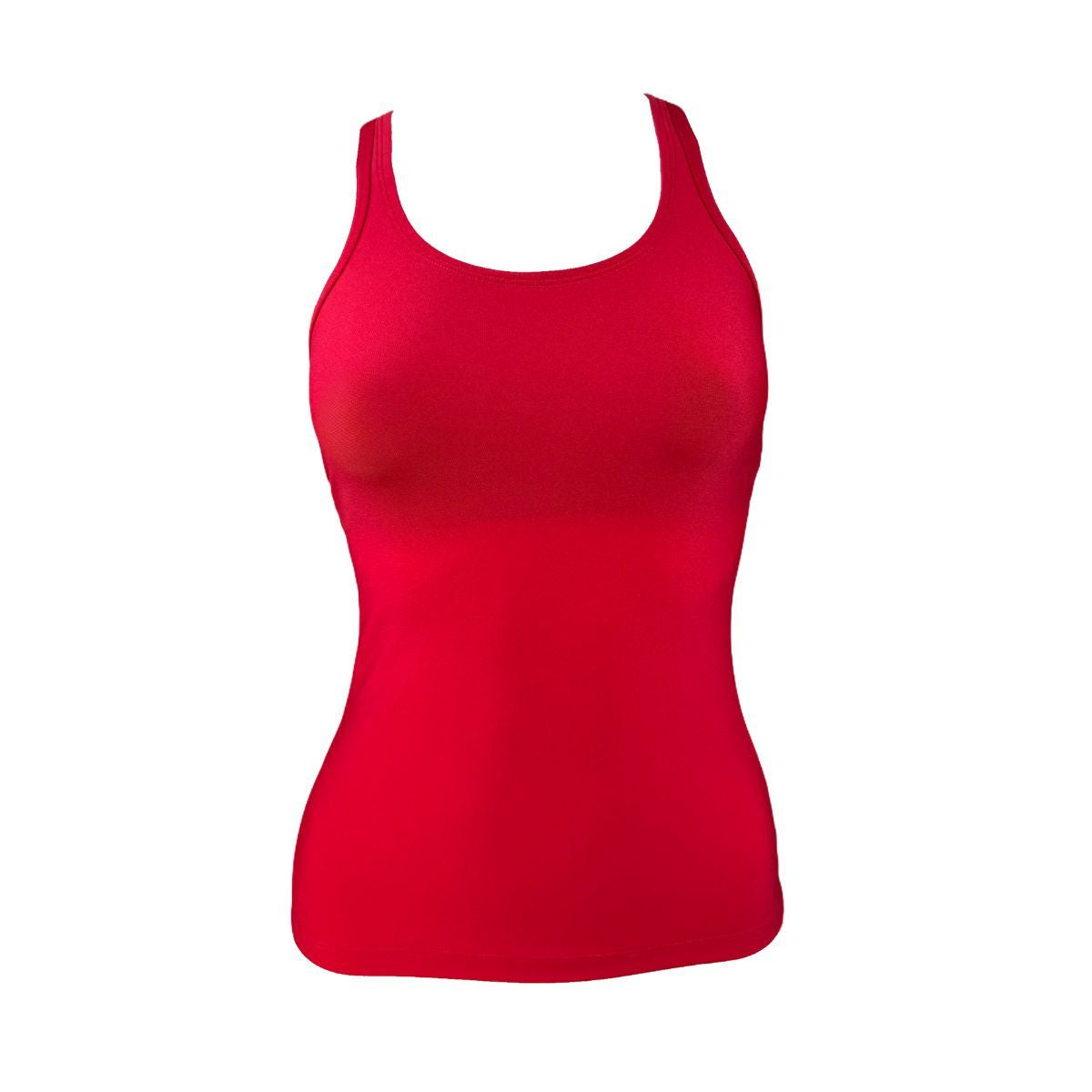 Kiefer Solid Racer Back Tankini Top