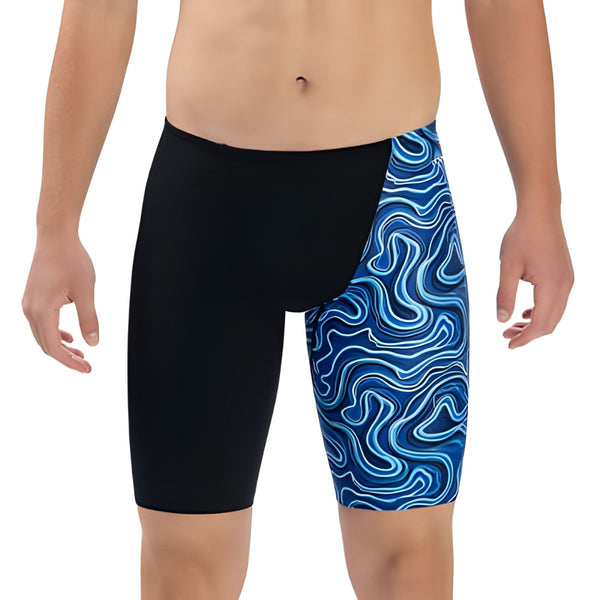 Dolfin Tsunami Print Asymmetrical Jammer | Competitive Swimwear