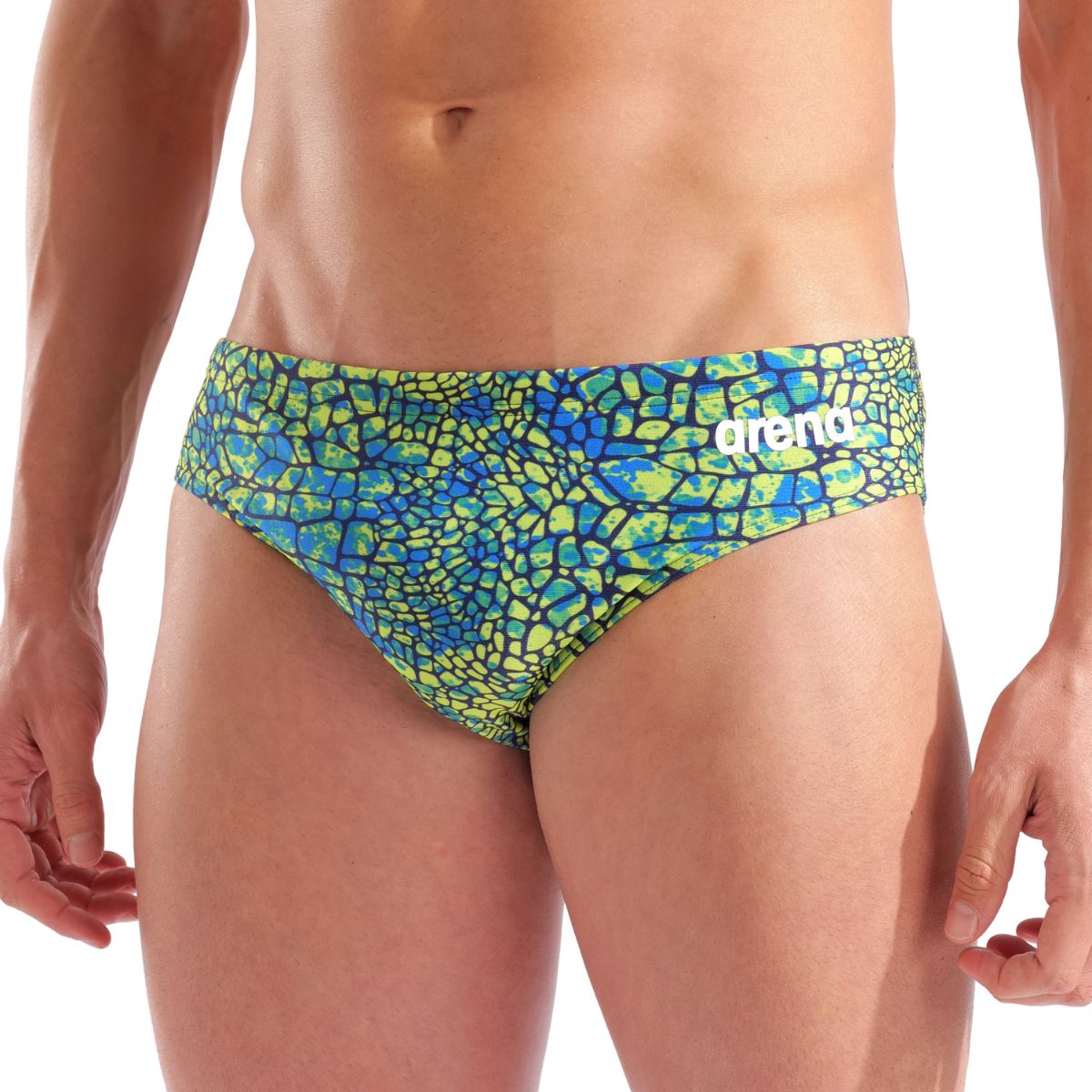 Arena Men's Team Swim Snakeskin Briefs