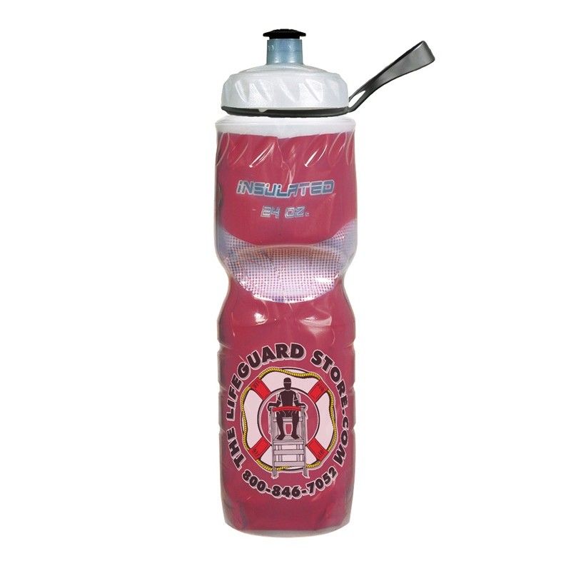 24 oz. Guard Insulated Polar Bottle - Red