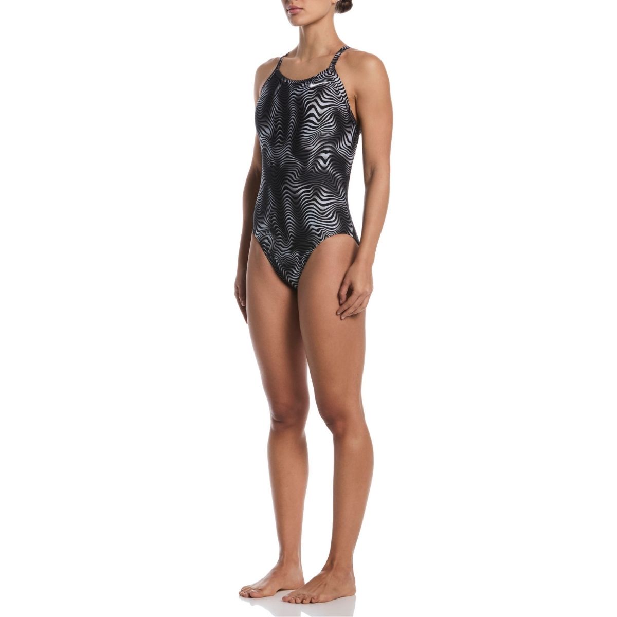 Nike Water Stripes Racerback One Piece | Competitive Swimwear
