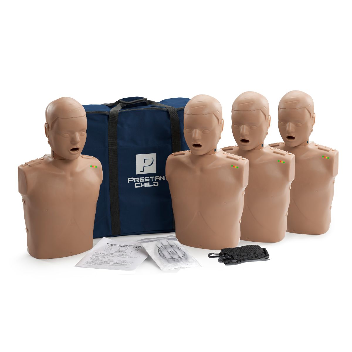Prestan Child Training Manikins 4-pack w/ CPR Monitor