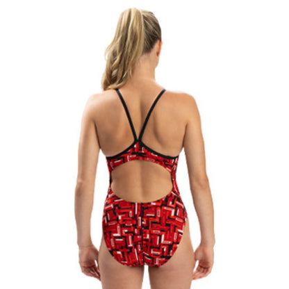 Dolfin Bionic Print V-Back One Piece