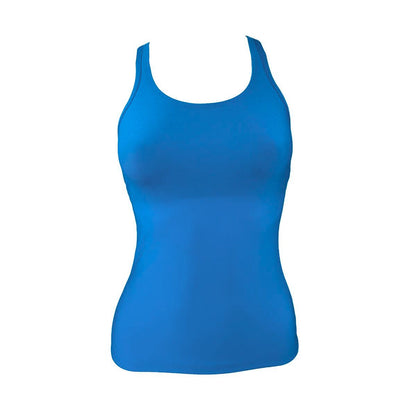 Kiefer Solid Racer Back Tankini Top