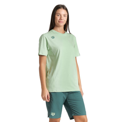 Arena Team Solid Panel Cotton T-Shirt