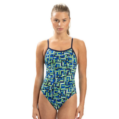 Dolfin Bionic Print V-Back One Piece
